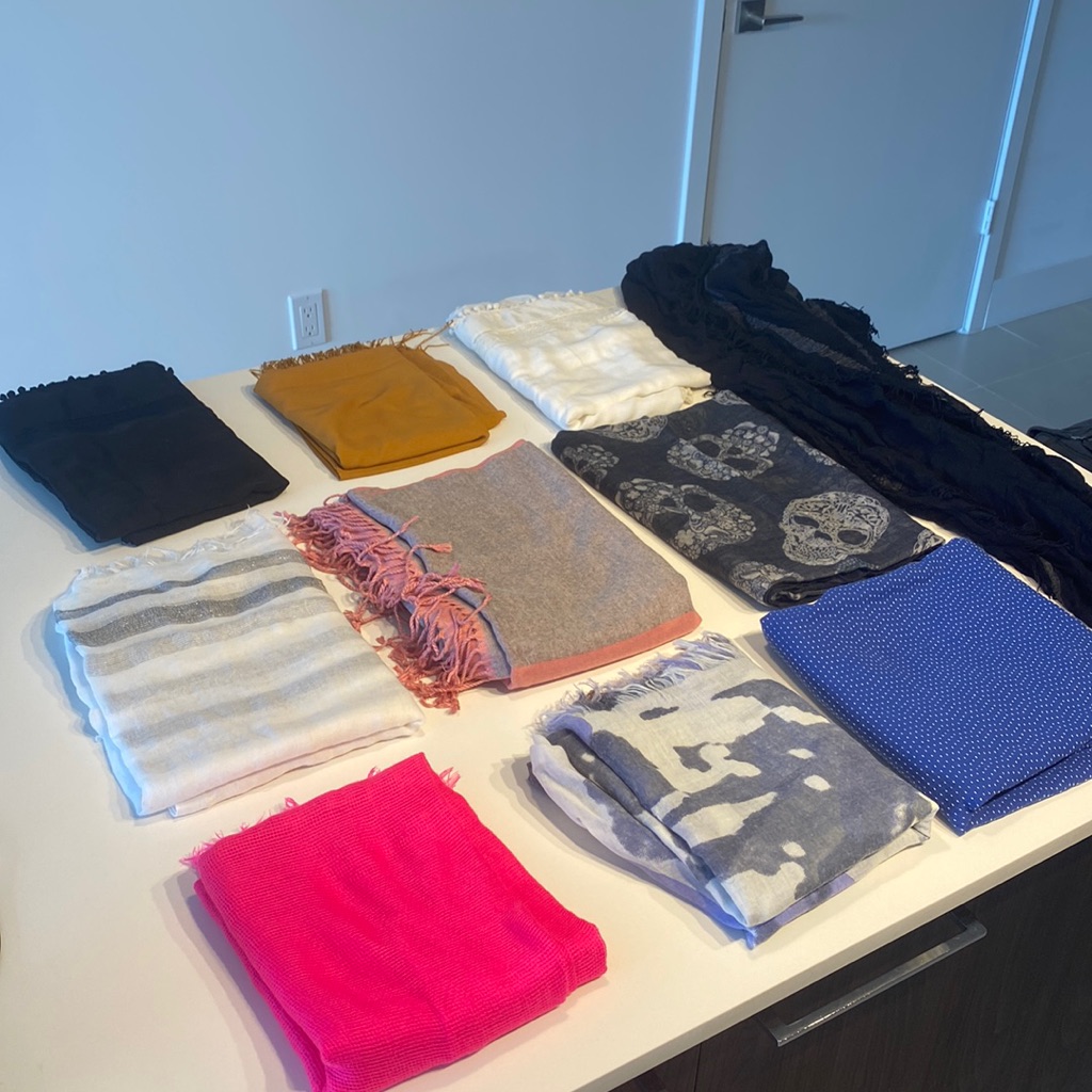 Bundle Of Ten Scarves Zara  Other Brands